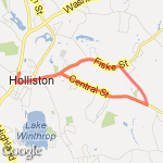 5.14 Miles route map