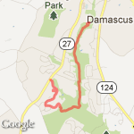 Crazy Trail 4 miles route map