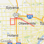 Distance run. route map