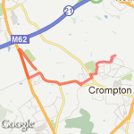 St Cuthberts 4.5 miles route map