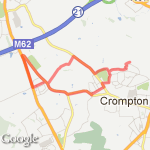 Pit Lane via Cuthberts route map