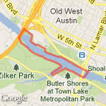 Town Lake Quickie route map