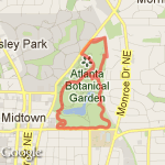 Piedmont Route - Weekend route map