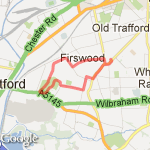 Longford Park route map