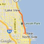 6 mile lake shore division bus route map