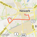 Run to School route map