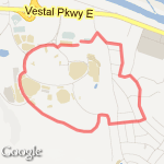 3 mile route BU route map