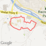 4 mile route BU route map