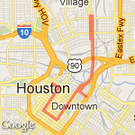 Rodeo Run 10k - 6 miles route map