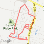 Stone ridge 4 miles route map