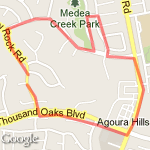 Laro/shady creek route map