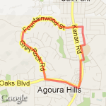 5k training route map