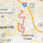 Meadowmont route map