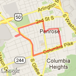 Beginner 1 route map