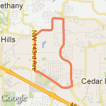 Saltzman Loop route map