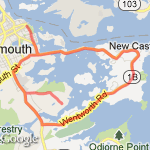 8 Mile Route route map