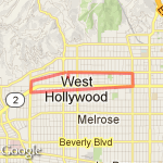 4 mile - flat route map