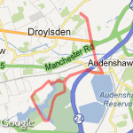 debdale reservoir route map