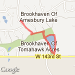 Twice Around the Pond route map