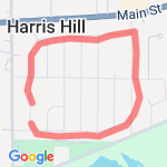 Neighborhood route map