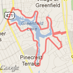 WAC/5 mile loop route map