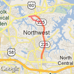 Cullen Jeneane DR Qtrs Back route map