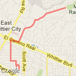 La Serna High School 4 route map