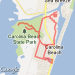 Carolina beach state park 10 m route map