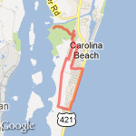 10 state park/kure beach route map