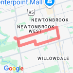 Drewry route route map