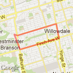 drewry and finch route map