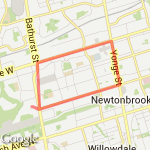 Bathurst Steels Yonge Drewry route map