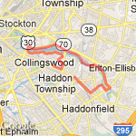 over 9 miles route map