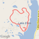 Lake Elmo route map