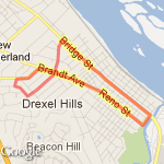 Old Town 3.0 Mile route map