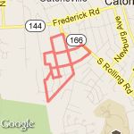 3.07 miles route map