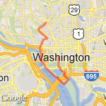 DC 6mi- Rock Creek & Tidal Basin  route map