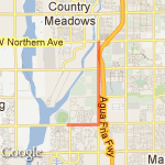 Dodger Run route map