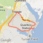 Jefferson Davis Loop route map