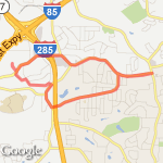 ChambleeTuckerEvans route map