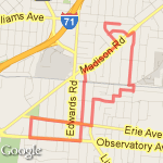 4 mile run route map