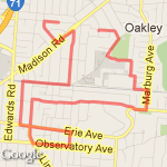 5 mile loop route map
