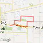 8-mile Lancaster route route map