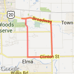 9-Mile Lancaster Route route map