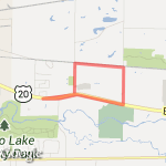 3.5-mile Lancaster route route map