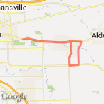 16-mile Lancaster/Elma Route route map
