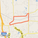 Plymouth Rd route map