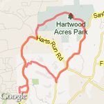 7 mile hartwood loop route map