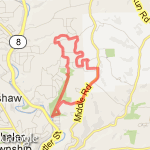 falls run run route map