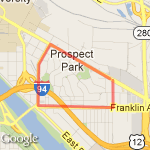 Aprtment 2 mile route map